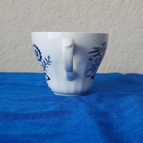 VTG J & G Meakin Classic Blue Nordic Onion Tea Cup - Picture 4 of 8